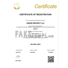 Guinea fake business registration certificate Word and PDF template