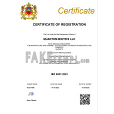 Morocco fake business registration certificate Word and PDF template