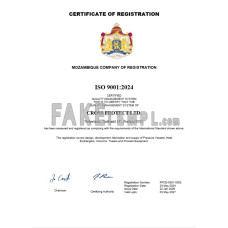 Netherlands fake business registration certificate Word and PDF template