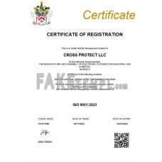 Saint Kitts and Nevis fake business registration certificate Word and PDF template