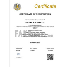 Sudan fake business registration certificate Word and PDF template