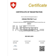 Switzerland fake business registration certificate Word and PDF template