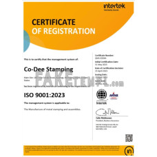 USA Intertek fake business registration certificate Word and PDF template