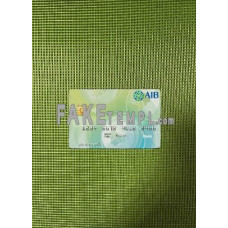 Afghanistan International Bank debit fake Visa photo look photoshop template PSD