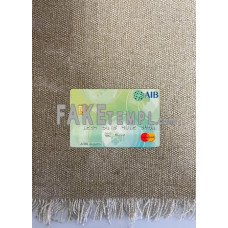 Afghanistan International Bank fake Mastercard photo look photoshop template PSD