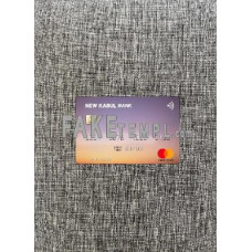 Afghanistan New Kabul Bank fake Mastercard photo look photoshop template PSD