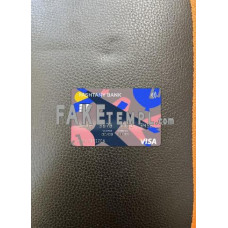 Afghanistan Pashtany bank fake Visa photo look photoshop template PSD