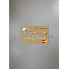 Albania Procredit bank fake mastercard  photolook photoshop template PSD