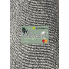 Andorra Credit Andorra Bank fake Mastercard photolook template PSD, scan and photo-realistic look