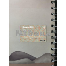 Angola Banco de Negócios Internacional fake Visa photolook photoshop template PSD