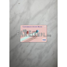 Antigua and Barbuda Caribbean Union Bank fake Visa photolook photoshop template PSD