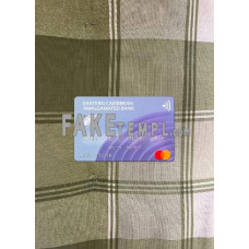 Antigua and Barbuda Eastern Caribbean Amalgamated Bank fake Mastercard photolook template PSD, scan and photo-realistic look