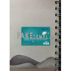 Argentina BBVA Bank fake Visa photolook photoshop template PSD