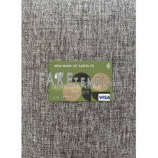 Argentina New Bank of Santa Fe fake Visa photolook photoshop template PSD