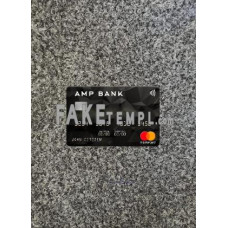 Australia AMP Bank fake Mastercard photolook template PSD, scan and photo-realistic look