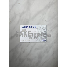 Australia AMP Bank fake Visa photolook photoshop template PSD