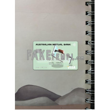 Australia Australian Mutual Bank fake Visa photolook photoshop template PSD