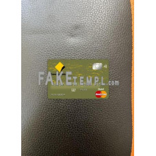 Australia Commonwealth Bank fake Mastercard photolook template PSD, scan and photo-realistic look