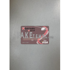 Austria Bank Austria fake Visa photolook photoshop template PSD