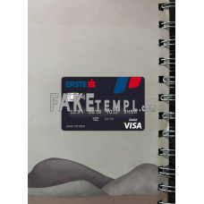 Austria Erste Group Bank fake Visa photolook photoshop template PSD