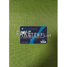 Azerbaijan Access Bank fake Visa photolook photoshop template PSD