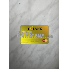 Bhutan T bank fake Mastercard photolook template PSD, scan and photo-realistic look