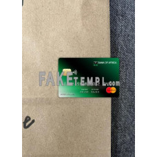 Burundi Africa Bank fake Mastercard photolook template PSD, scan and photo-realistic look