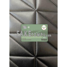 Burundi bank of the republic of burundi fake Visa debit card  photolook photoshop template PSD