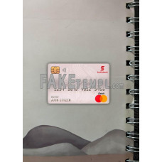 Chile Scotiabank fake Master debit card photolook template PSD, scan and photo-realistic look