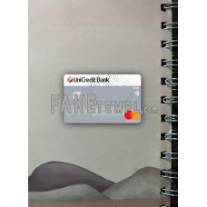 Germany UniCredit Bank fake Mastercard credit card photolook template PSD