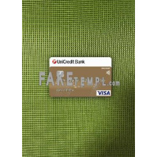 Germany UniCredit Bank fake Visa card photolook template PSD