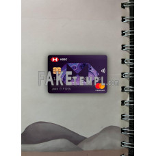 Greece Eurobank Ergasias bank fake Mastercard photolook template PSD, scan and photo-realistic look