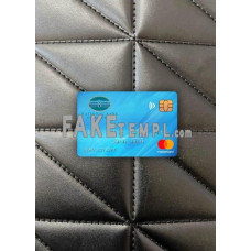 Greece National bank fake Mastercard photolook template PSD, scan and photo-realistic look