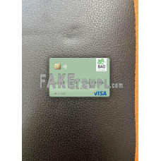 Guinea Bissau Banco Da Africa Ocidental fake Visa card photolook template PSD