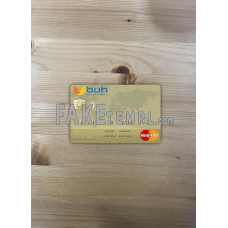 Haiti BUH Bank fake Mastercard credit card photolook template PSD