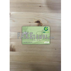 Hungary OTP Bank fake Visa card photolook template PSD