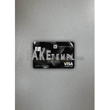 Iceland Kaupthing bank fake Visa signature card photolook template PSD