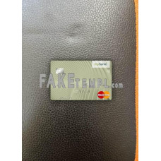 Iceland MP Banki fake Mastercard photolook template PSD, scan and photo-realistic look