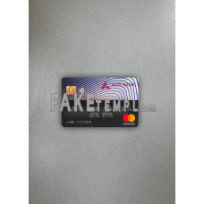 India Axis bank fake Mastercard card photolook template PSD