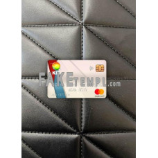 Iraq Kurdistan International bank fake Mastercard card photolook template PSD