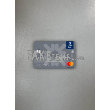 Ireland Ulster Bank Ireland fake Mastercard photolook template PSD, scan and photo-realistic look