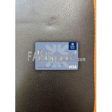 Ireland Ulster Bank Ireland fake Visa card photolook template PSD