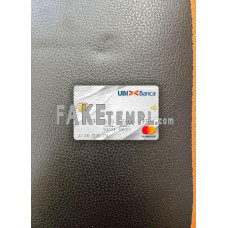 Italy UBI bank fake Mastercard card photolook template PSD