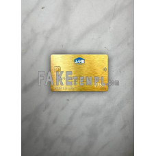 Jamaica Mortgage bank fake Visa gold card photolook template PSD