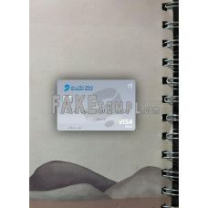 Kuwait Burgan Bank fake Visa card photolook template PSD