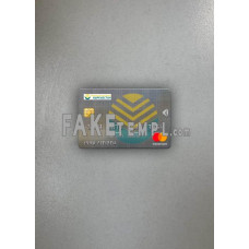 Kyrgyzstan Kirgizbank fake Mastercard card photolook template PSD