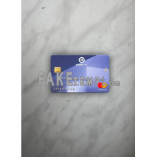 Kyrgyzstan OJSC Bakai bank fake Mastercard card photolook template PSD