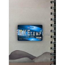 Laos Joint Development Bank (JDB) fake Visa classic card photolook template PSD