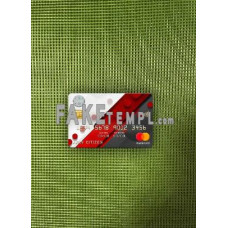 Liberia Central bank fake Mastercard card photolook template PSD