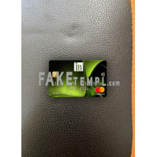 Liberia IB International bank fake Mastercard card photolook template PSD